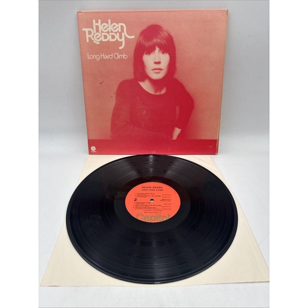 Helen Reddy Album Long Hard Climb LP Vinyl Record 1973 Capitol Records VG+